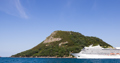 cruise ship at mount maunganui